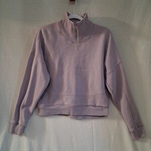 Outdoor Voices Lavender Fleece Pullover